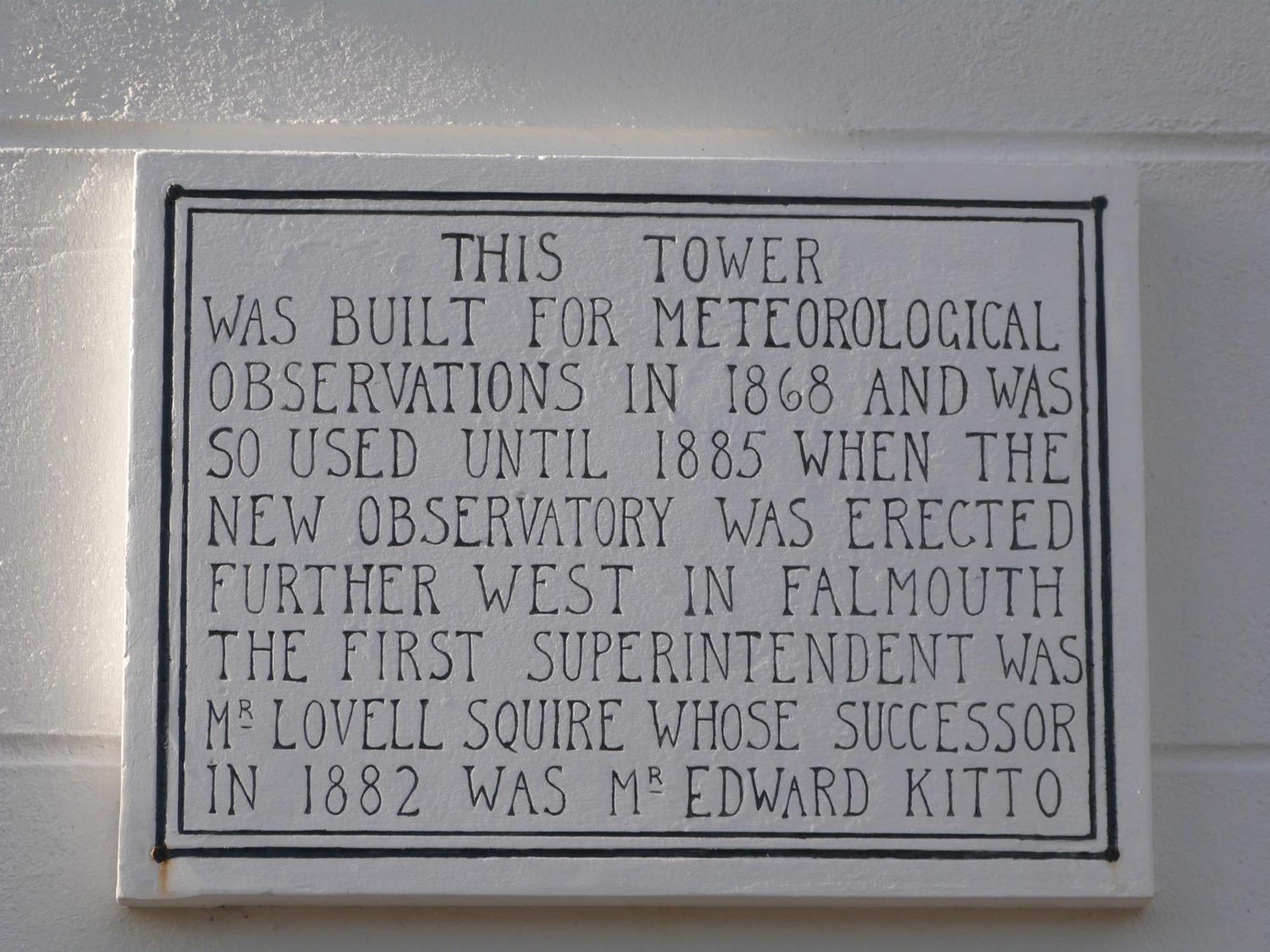The Observatory Tower Falmouth Extérieur photo